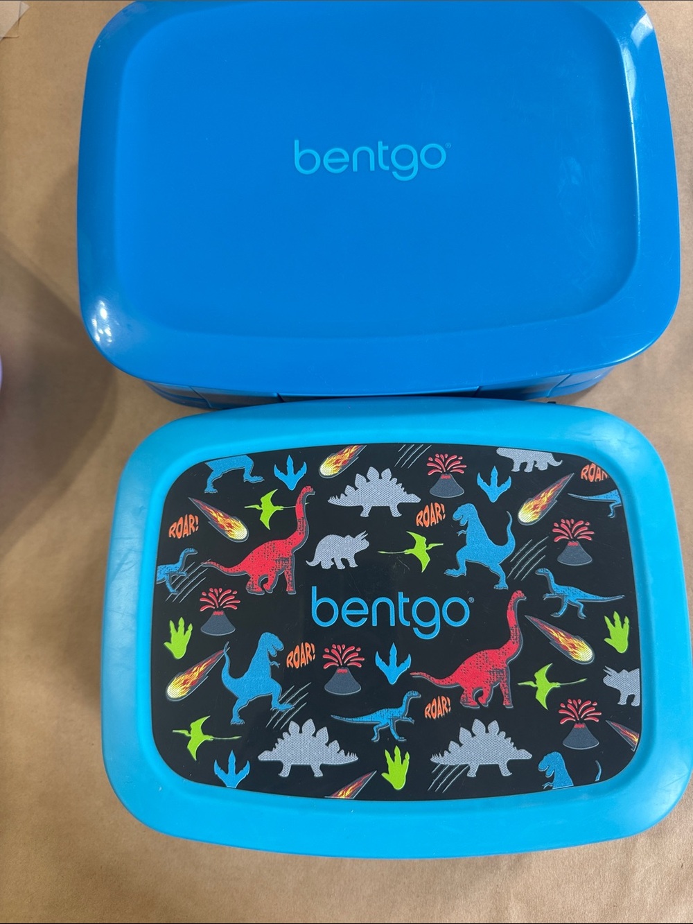 Two Bentgo Blue Kids Bento Lunchbox